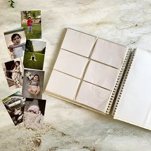 آلبوم عکس سلفونی سایز 9 در 12 صورتی