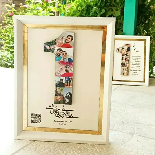 تابلو دکوراتیو طرح عدد
